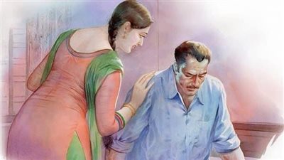 قصه الزوج المچنون 