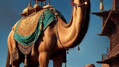 التاجر والإبل 